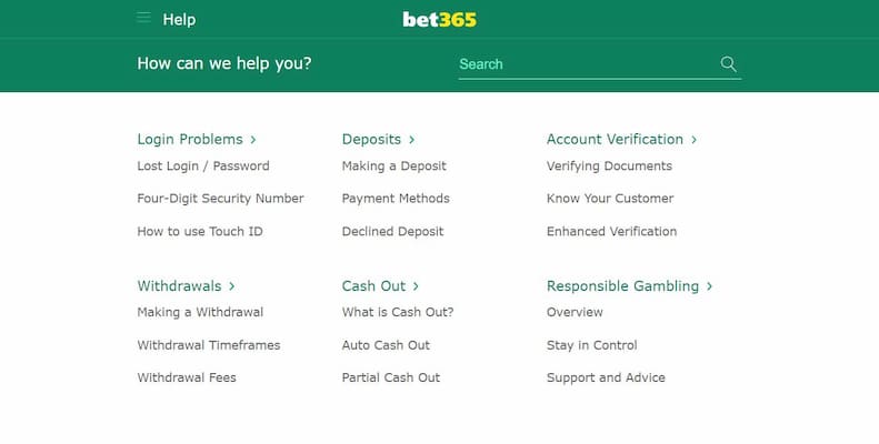 Bet365 Customer Support
