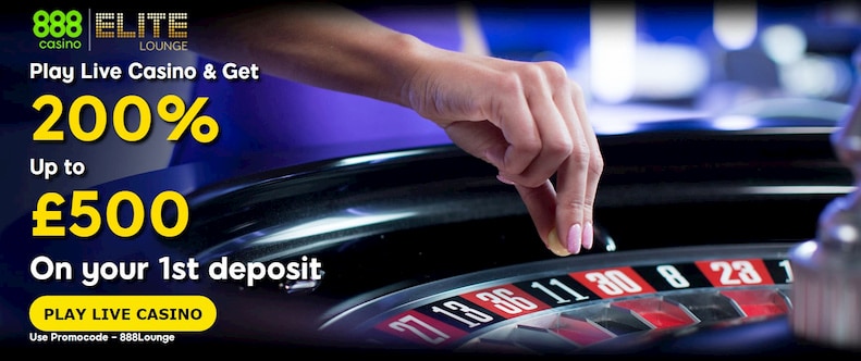 888 Casino Welcome Bonus